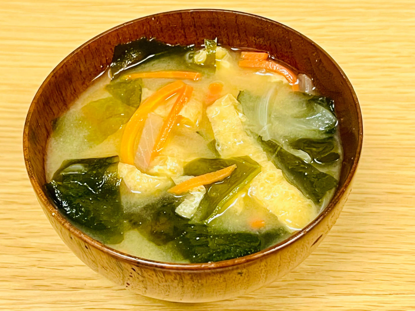 (S)Frozen Fried Tofu Seaweed Miso Soup