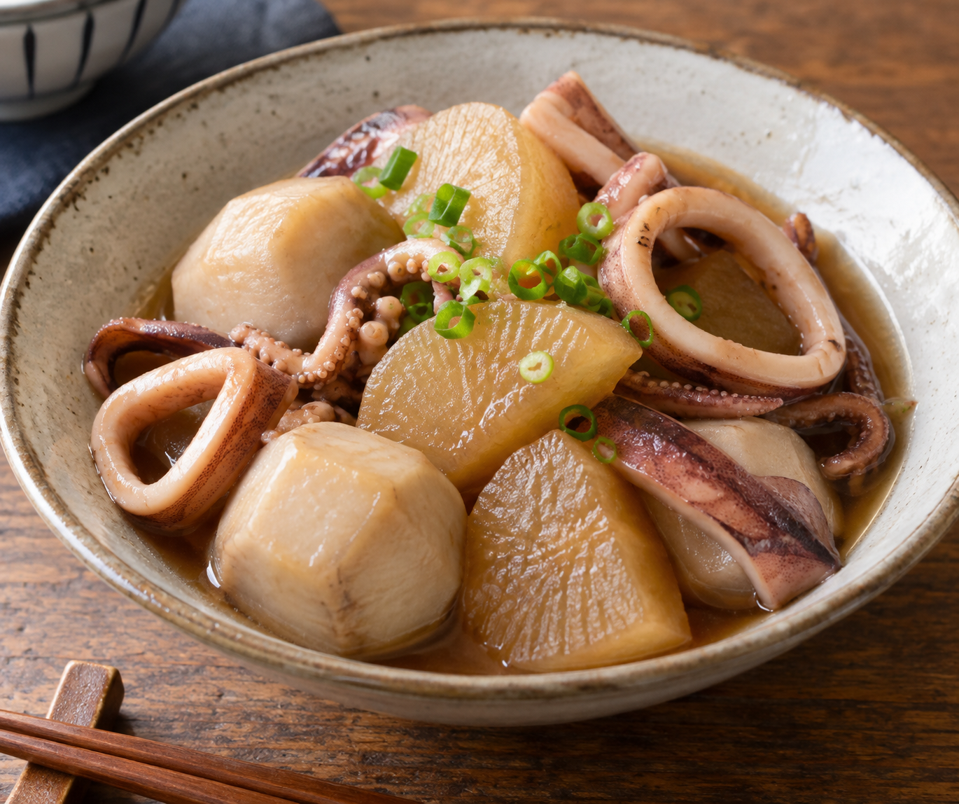 New! Fresh Simmered Squid Daikon