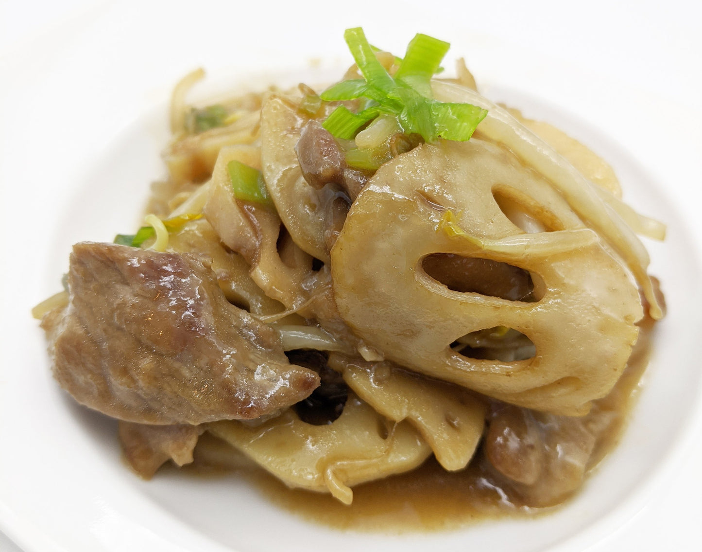 (S)Frozen Pork Belly and Lotus Root Butter Oyster Sauce