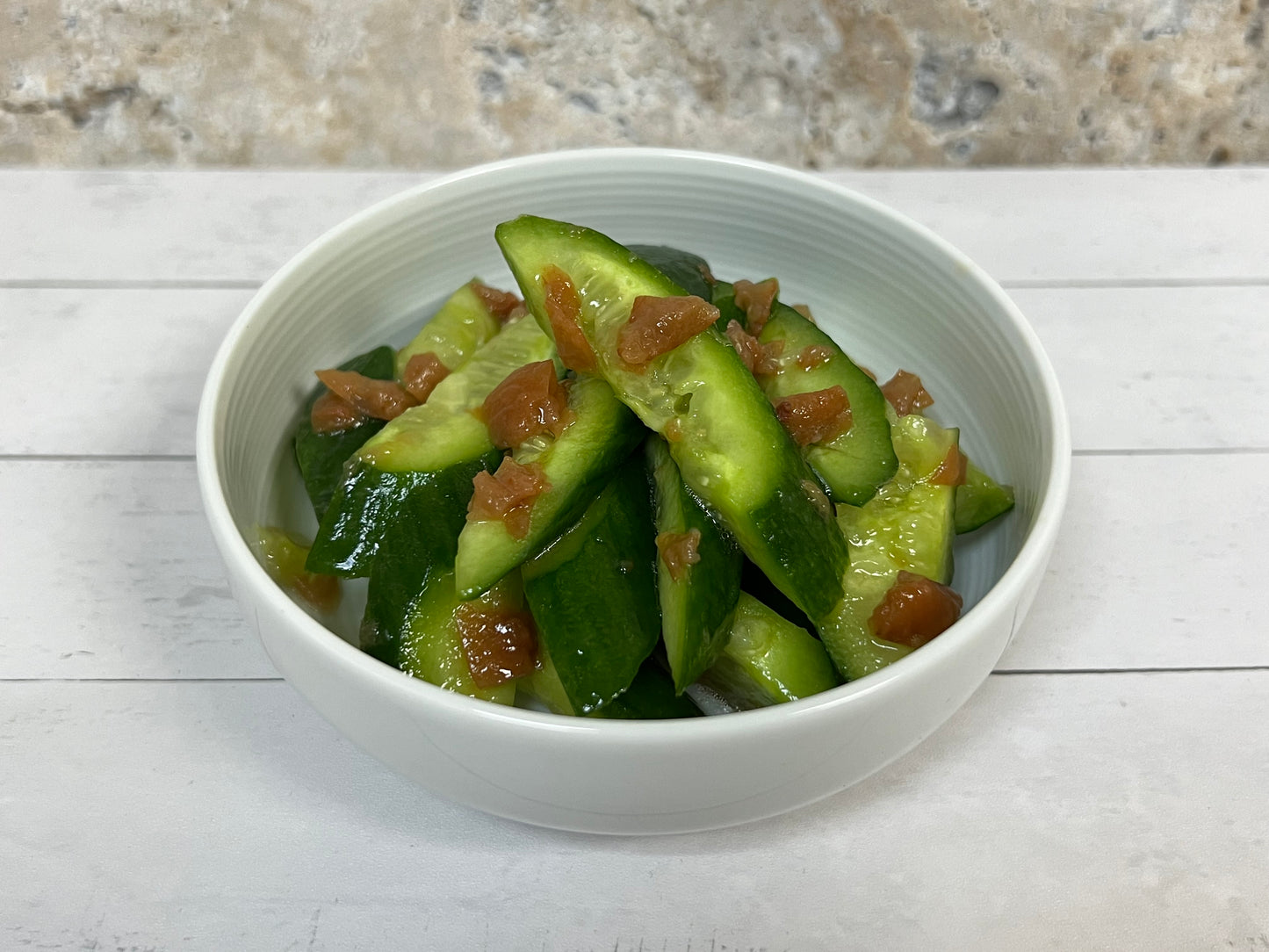 Fresh Cucumber in Plum Sauce