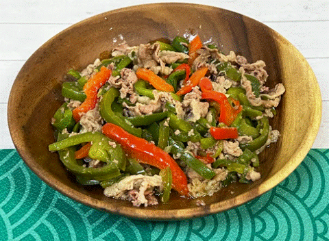 Fresh Stir-Fried Beef and Peppers