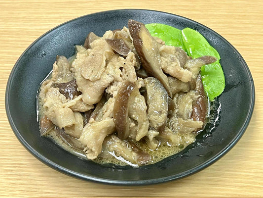 (小)冷凍茄子と豚肉の味噌炒め