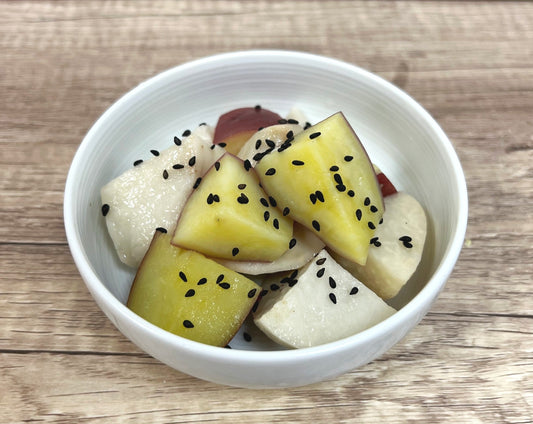 (小)冷凍里芋とさつま芋のレモン煮
