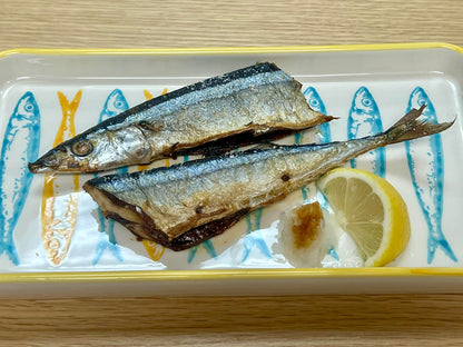 NEW! Frozen Salted-Grilled Sanma 6pcs (Pike Mackerel)