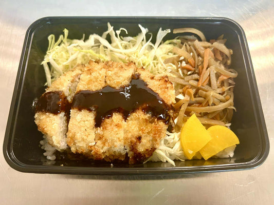 塩麹とんかつ丼