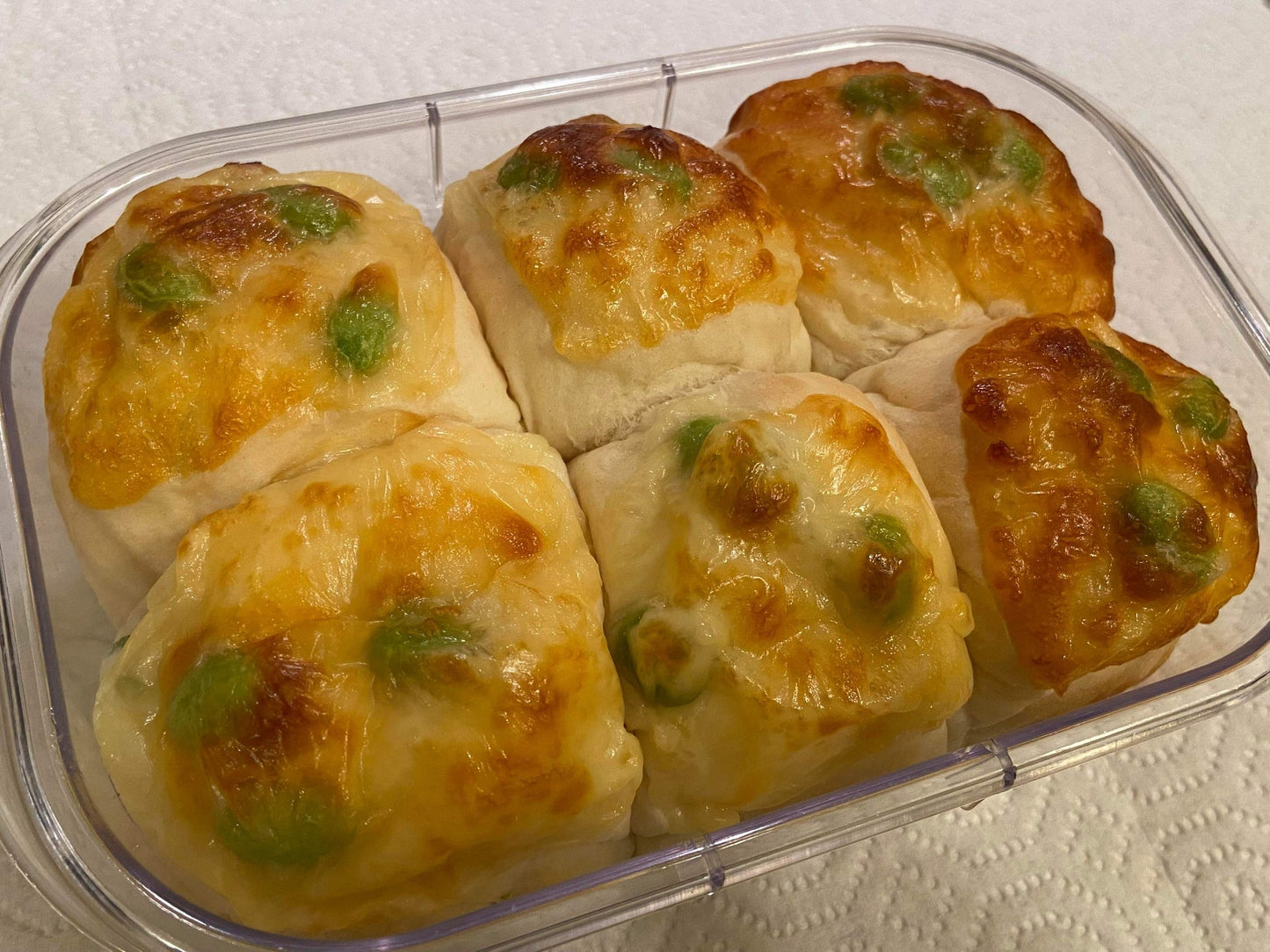 Mini Edamame Cheese Breads 6pcs