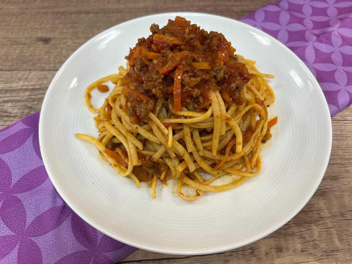 Fresh Homemade Meat Sauce Pasta