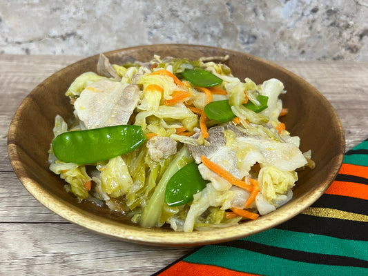 (S)Frozen Pork & Cabbage Yuzu Salt Stir Fry