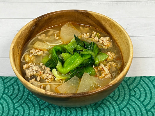 (S)Frozen Bok Choy Enoki Mild Tantan Soup