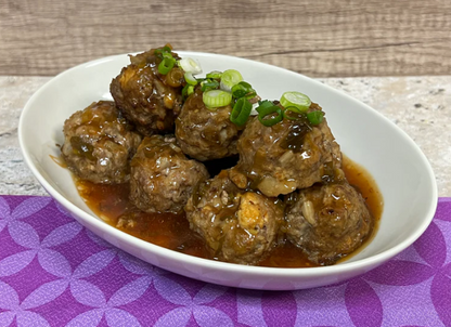 (小)ミニ蓮根入り甘辛肉団子10pcs
