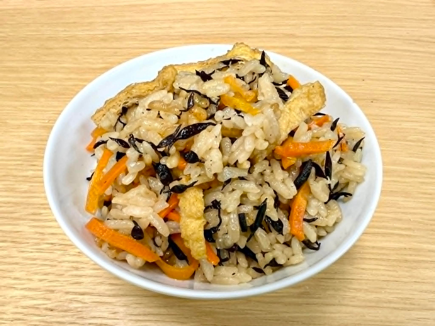 Fresh Hijiki & Fried Tofu Rice