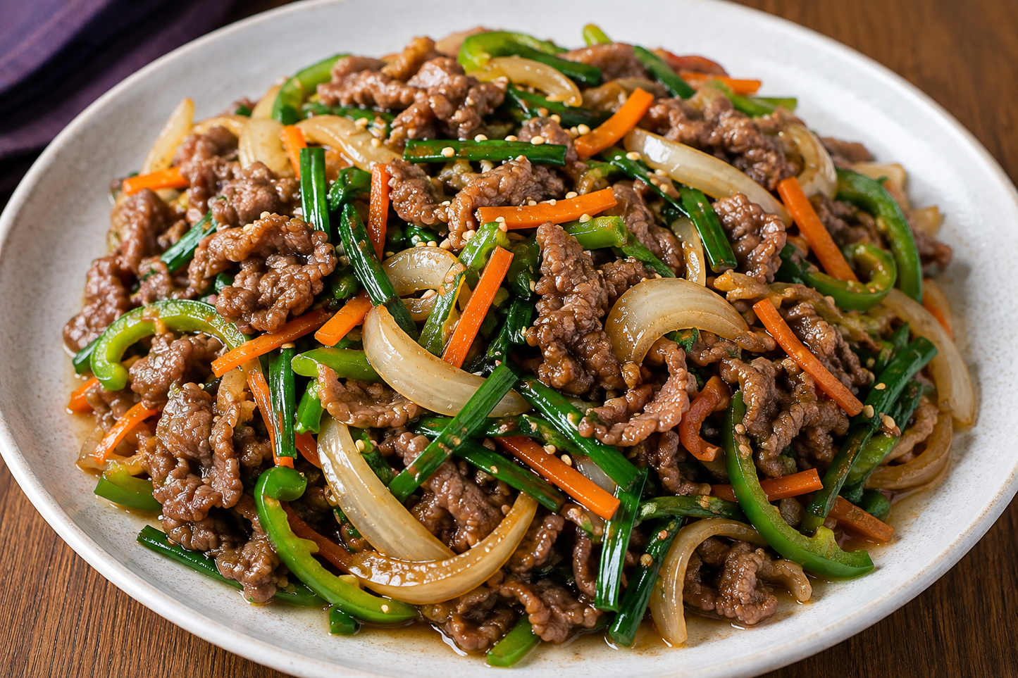 New! Fresh Vegetable-Packed Bulgogi